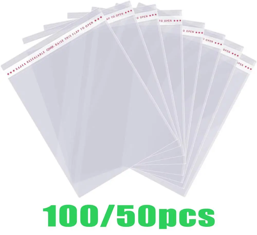 Durable Resealable Cellophane Bags for Secure and Clear Product Storage