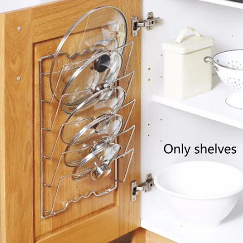Maximize Kitchen Space with This Durable Stainless Steel Pot Lid Organizer Review
