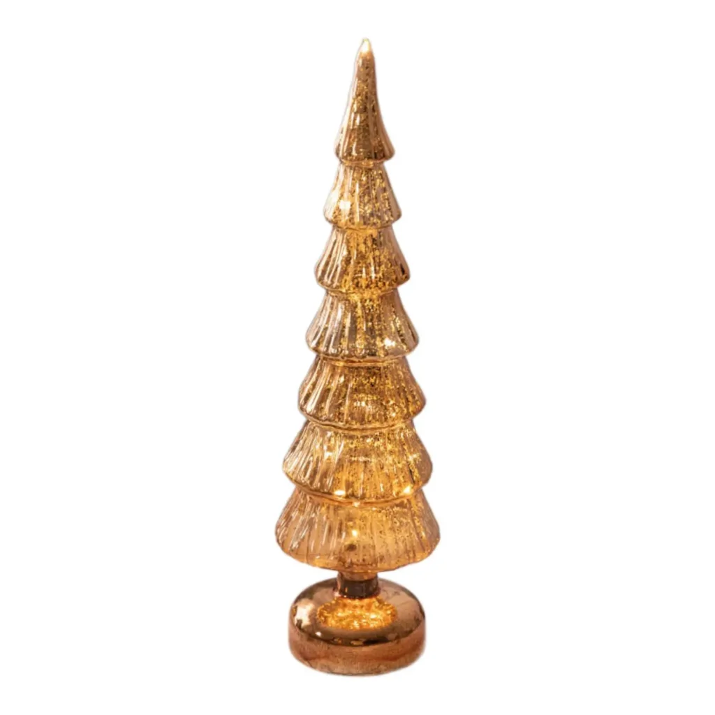 Transform Your Holiday Decor with a Stunning Glass Tabletop Christmas Tree Ornament