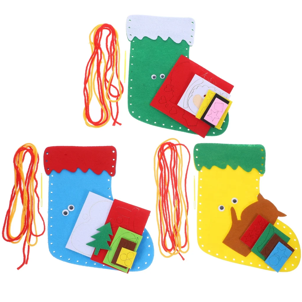 Easy DIY Christmas Stocking Kit for Creative Family Crafting Fun