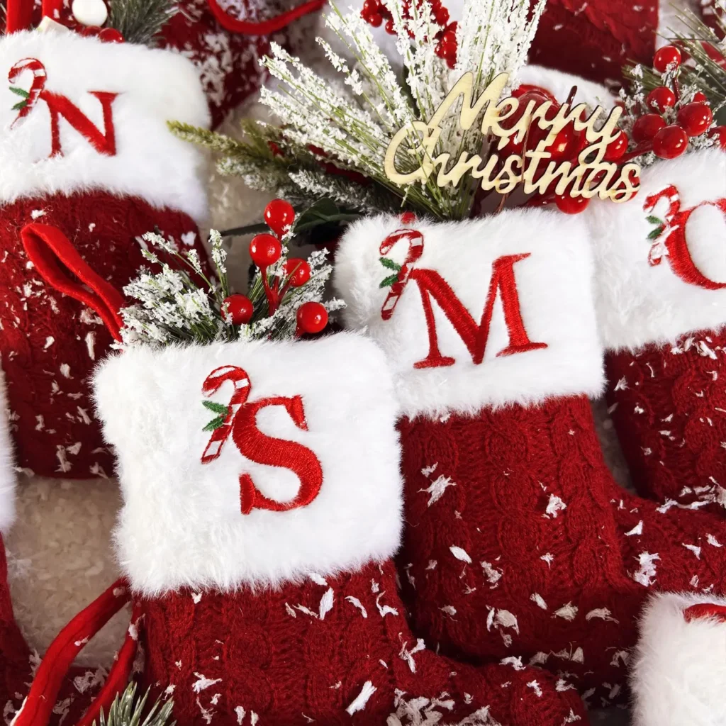 Cozy Christmas Stockings and Gift Bags to Elevate Holiday Decor and Gifting