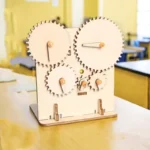 Explore Hands-On Learning with This Engaging 3D Wooden Gear Puzzle Toy