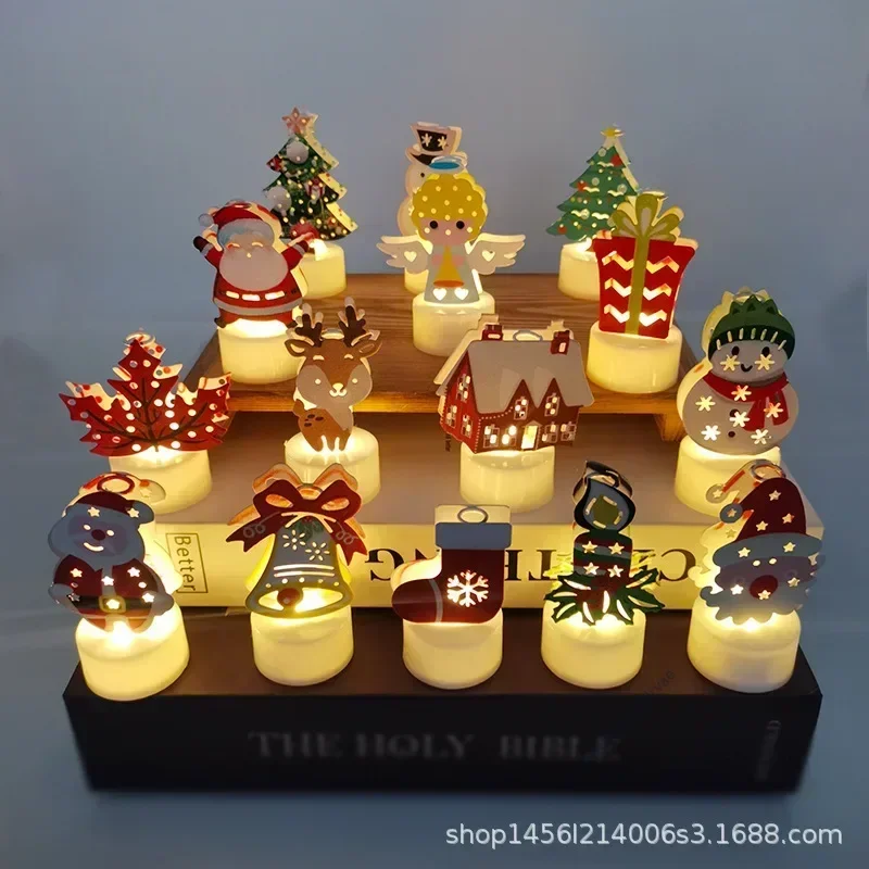 Brighten Your Holidays with This Charming Snowman and Santa LED Light Decor